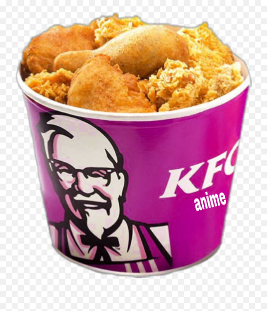 Kfc - Animechickennugget Sticker By Airtonbarroso Kfc Bucket Emoji,Nugget Emoji