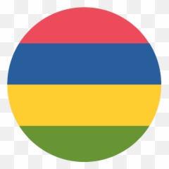 Mauritius Flag Emoji Clipart - Maurtius Icon