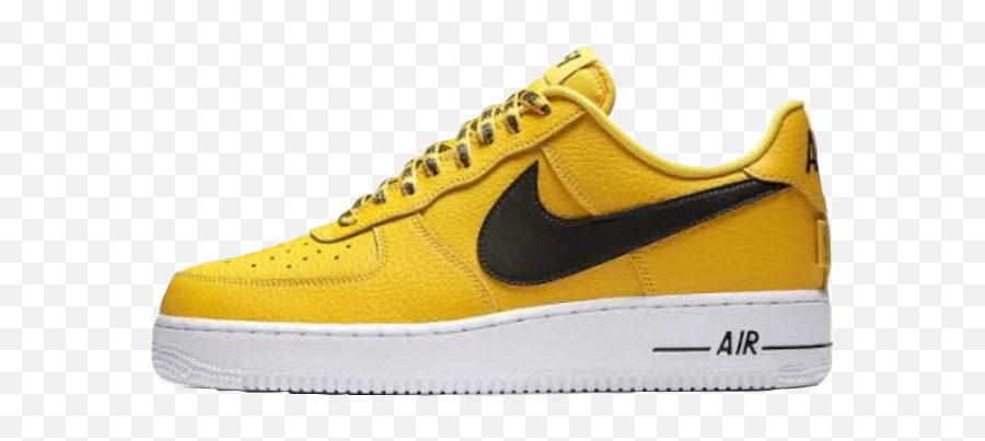 Yellow Airforce Airforce1 Shoes Black - Nike Air Force 1 Shoes Yellow Emoji,Air Force 1 Emoji
