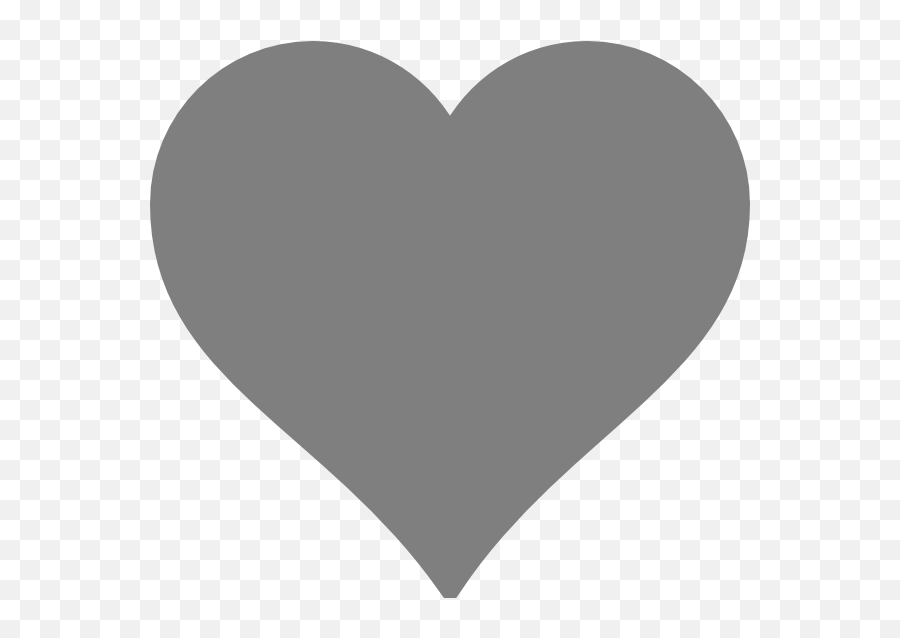 Grey Hearts Clipart - Grey Heart Clipart Emoji,Gray Heart Emoji