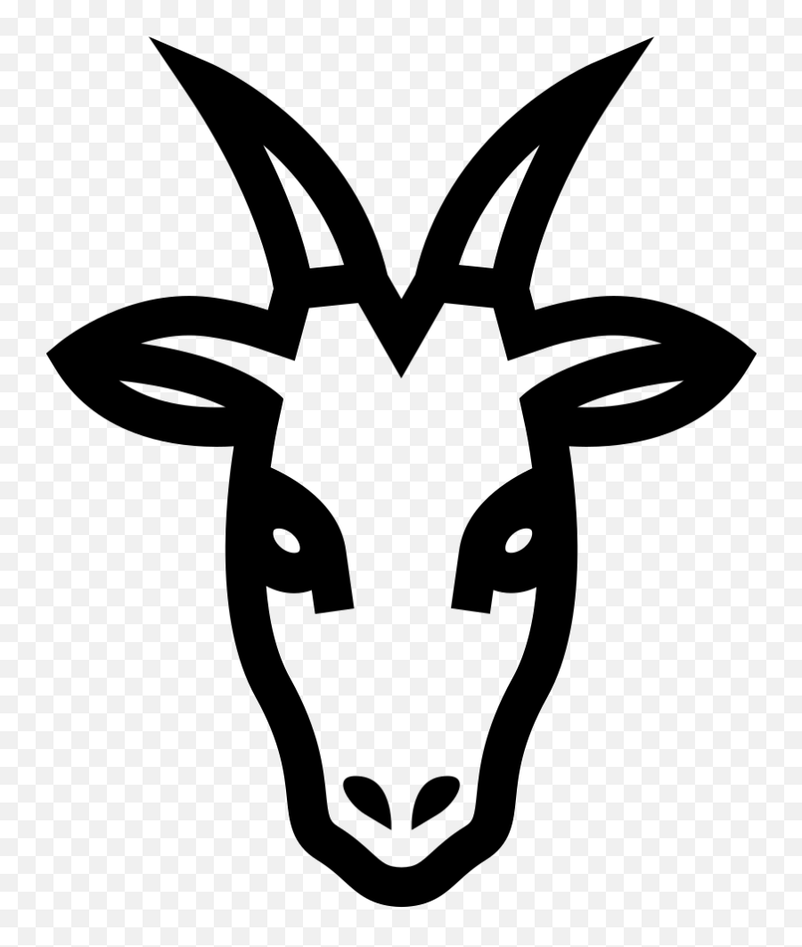 Free Cliparts Png - Goat Outline Transparent Background Emoji,The Goat Emoji