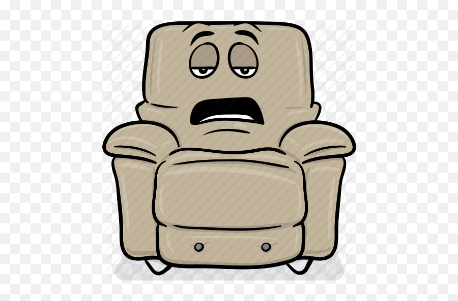 Armchair Emoji Cartoons - Cartoon Lazy Boy Chair,Chair Emoji