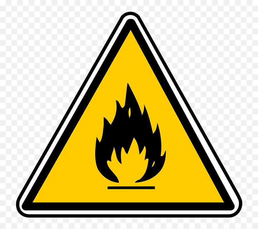 Free Risk Warning Vectors - Inflammable Sign Emoji,Marijuana Emoticon