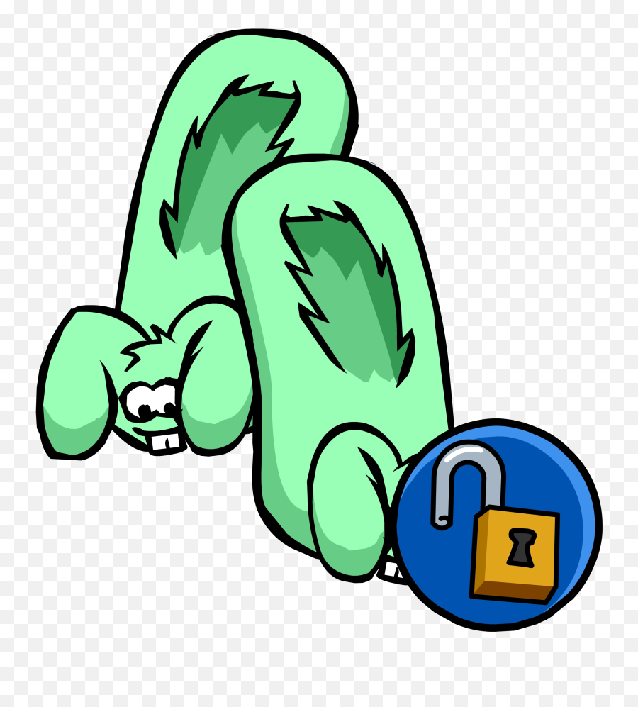 Green Bunny Slippers - Club Penguin Codes November 2018 Emoji,Bunny Emoji Text Symbol