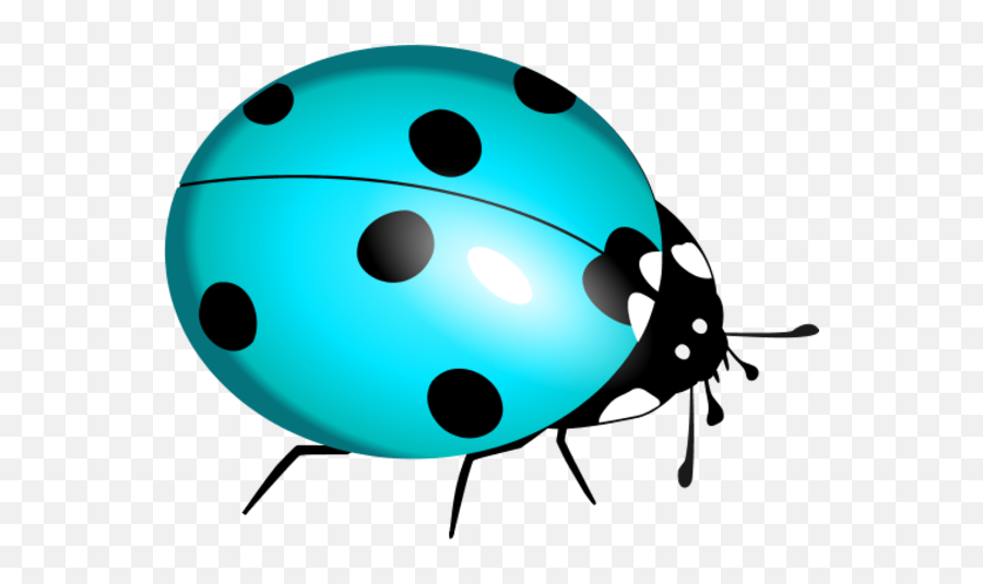 Blue Ladybug Art - Cartoon Lady Bug Png Emoji,Ladybug Emoji