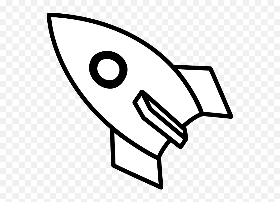 Free Rocket Black And White Clipart - Rocket Clip Art Emoji,Rocket Ship Emoji