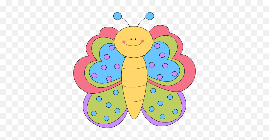 Smiley Butterfly Transparent Png - Cute Butterfly Clipart Emoji,Butterfly Emoticon