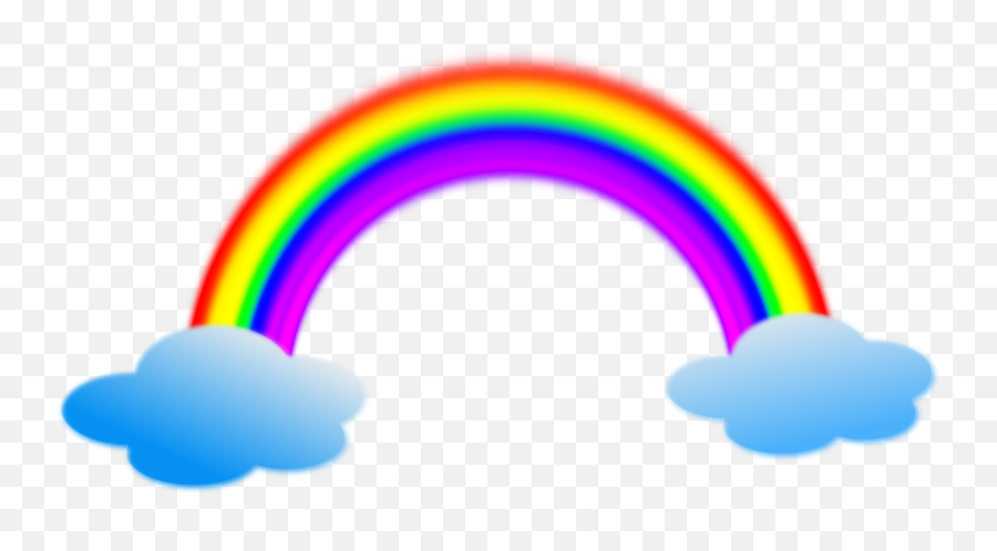 Rainbow Clouds Weather Day Spectrum - Arco Iris Png Emoji,Pride Flag Emojis