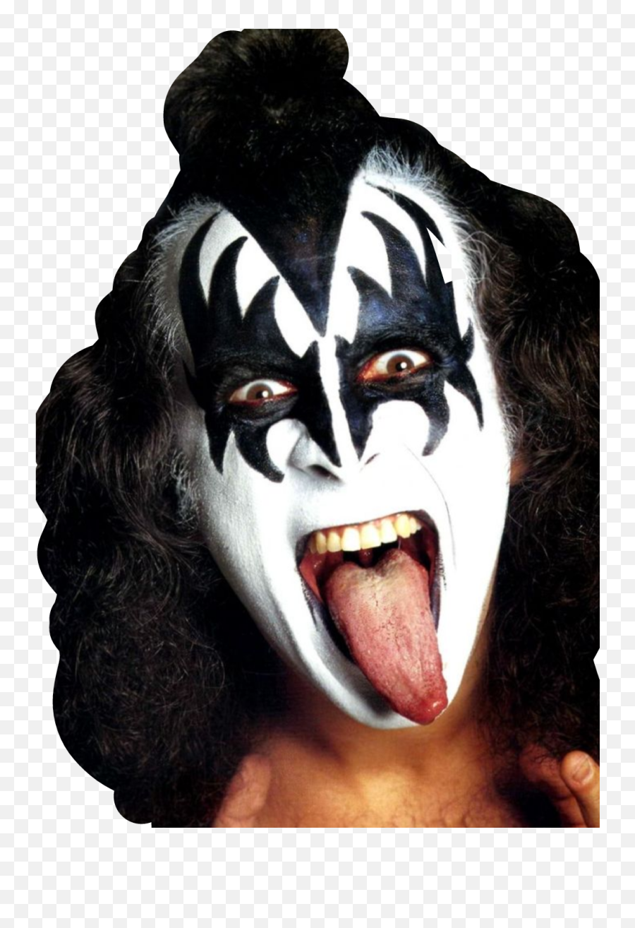 Popular And Trending Long Tongue Stickers On Picsart - Kiss Gene Simmons Png Emoji,Long Tongue Emoji