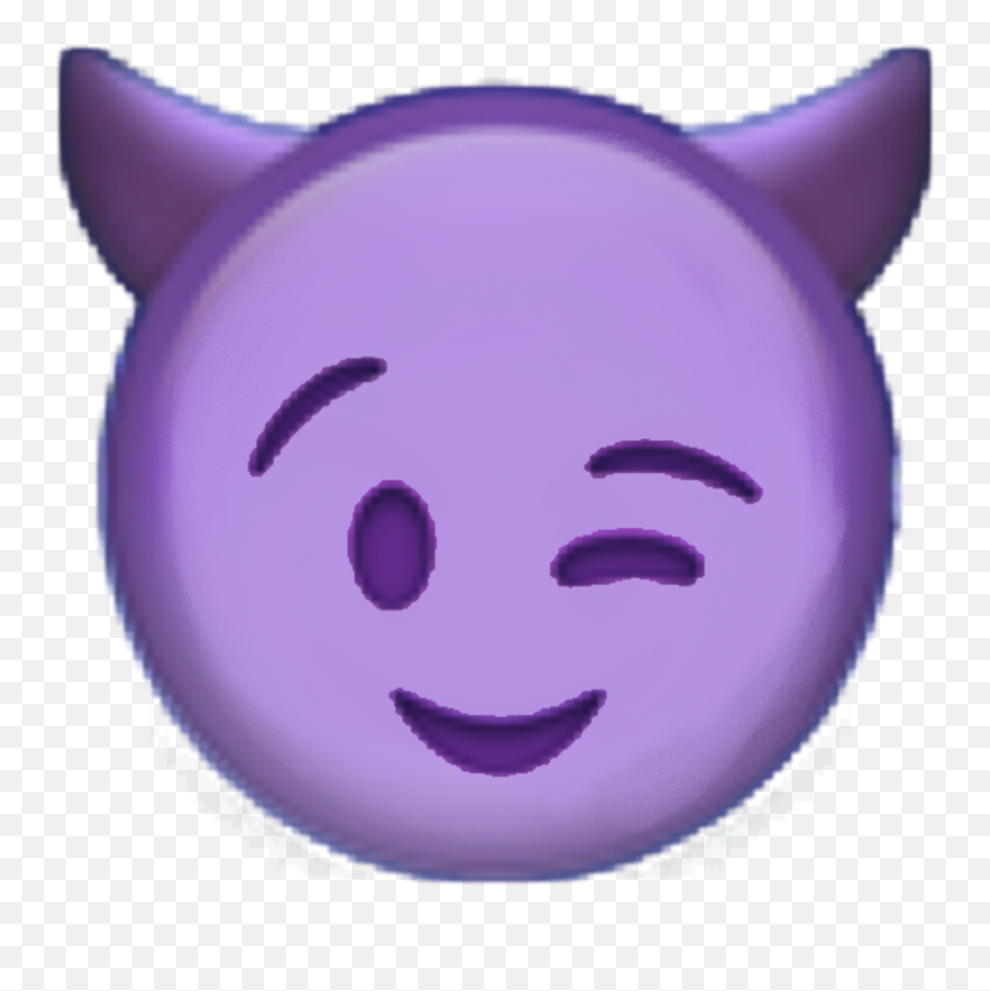 Iphone Iphoneemoji Emoji Emojis Devil - Dirty Emojis,Iphone Wink Emoji