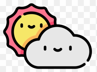 Weather - Free weather icons Icono De Clima Kawaii Emoji