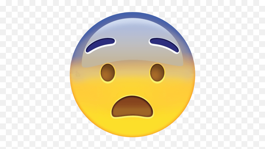 Fearful Face Emoji Transparent Png - Designbust Omg Emoji Png Sticker,Train Emoji Transparent