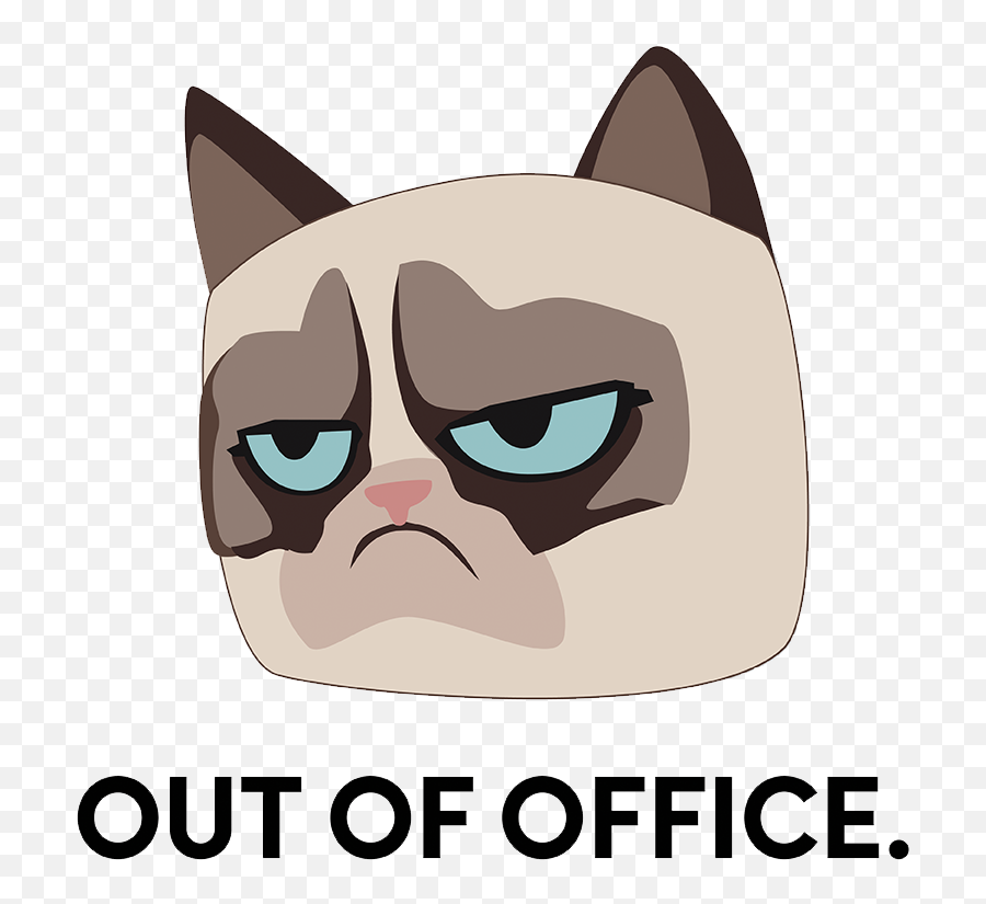 Sledding Png - Out Of Office Emoji Never 348035 Vippng Emoji Grumpy Cat,Office Emoji