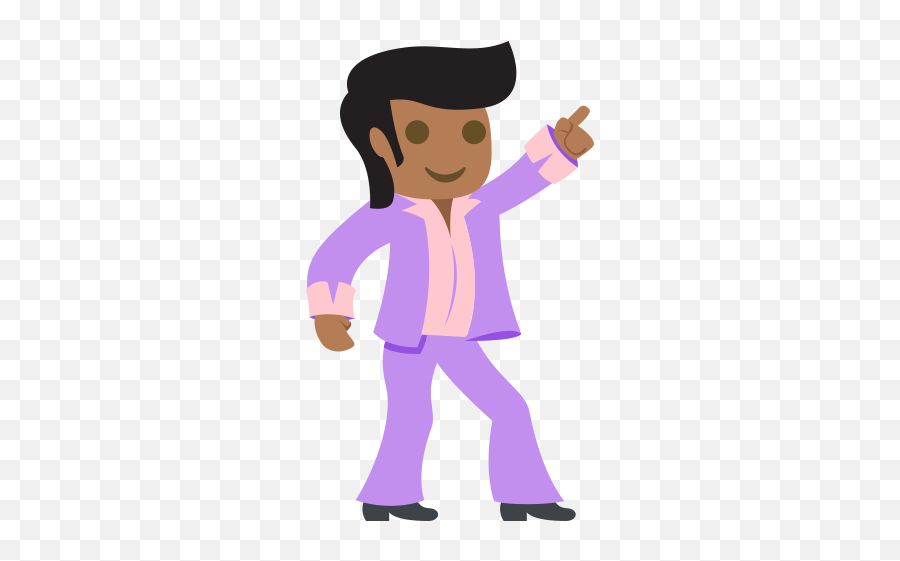 Medium - Transparent Dancing Men Emoji,Cross Arms Emoji