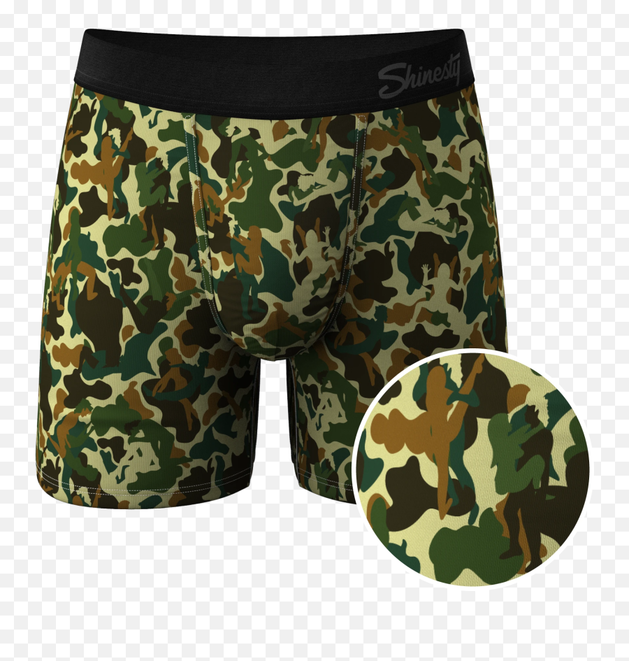 Camo Ball Hammock Pouch Underwear - Bermuda Shorts Emoji,Camo Emoji