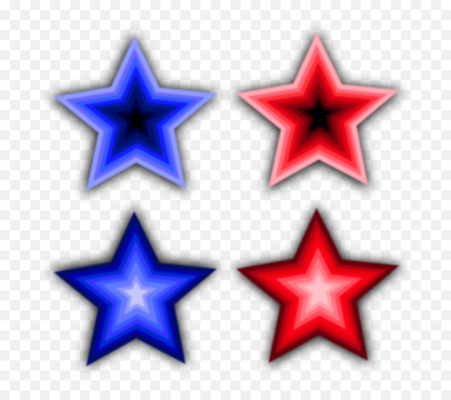 Stars Four Shapes - 4 Stars Clipart Emoji,Shining Star Emoji
