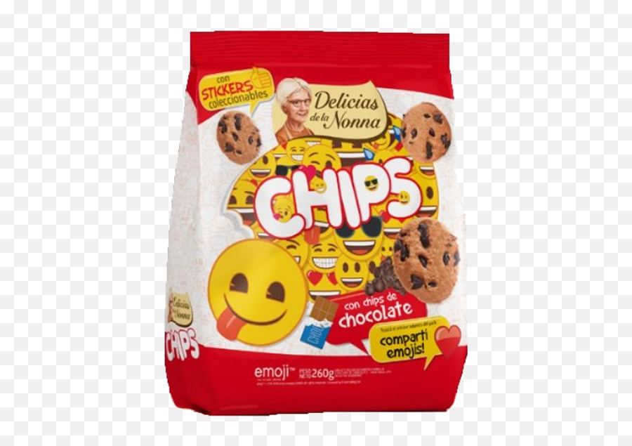 Chips Ddln Emoji 260g - Delicias De La Nona,Emoji Chips
