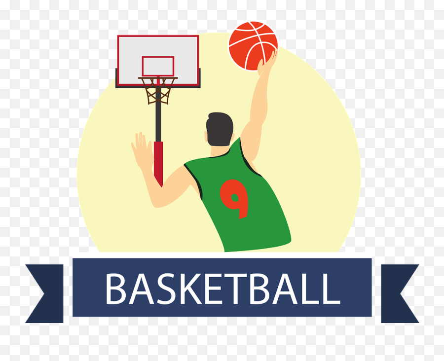 Basketball Sport Ball - Playing Basketball Clipart Emoji,Nba Player ...