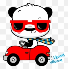 Pin - Panda Drive Emoji,Red Panda Emoji