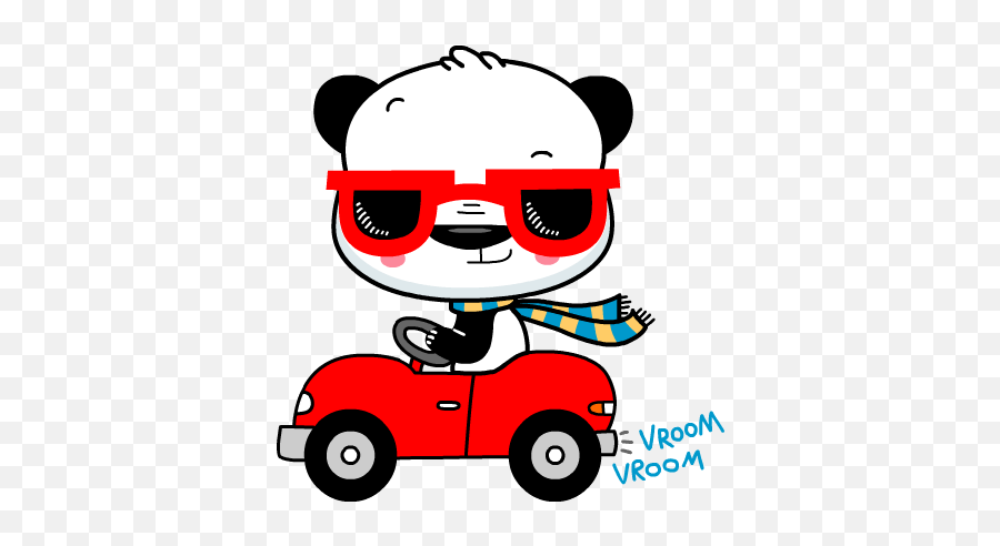 Pin - Panda Drive Emoji,Red Panda Emoji