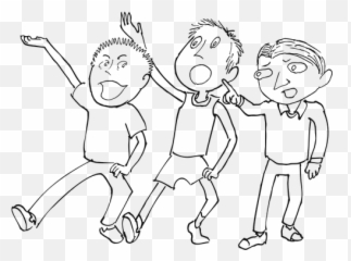 Three Singing Guys - Cartoon Emoji