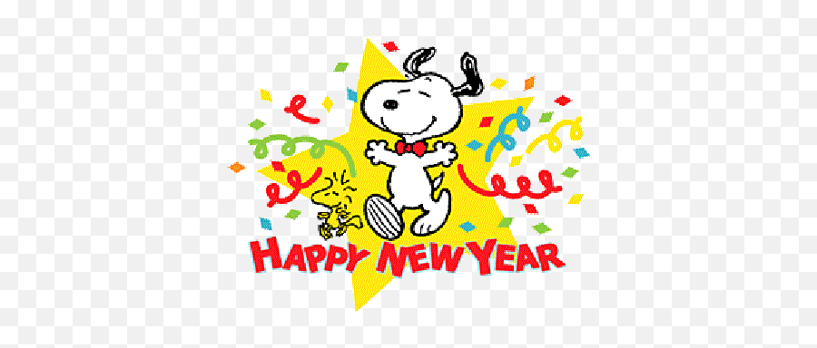 Snoopy Happy New Year - Snoopy Happy New Year 2020 Emoji,Happy New Year 2017 Emoji