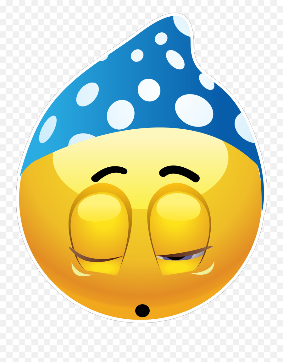 Sleeping Emoji Decal - Sleeping Smileys,Sleeping Emoji