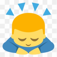 Emojione 1f647 - Person Bowing Emoji,Emoji Head