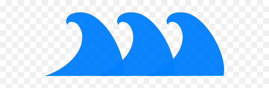 Waves Wave Clipart 6 Image 5 - Clipart Waves Clear Background Emoji,Blue Wave Emoji