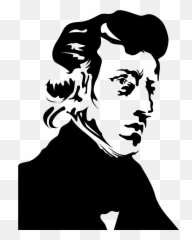 Pianist Chopin Delacroix Eugene France - Frederic Vector Emoji