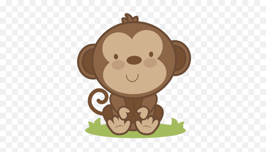 Monkey Full Color Transparent Png - Cute Monkey Clipart Emoji,Klingon Emoji