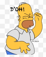 Homer Simpson The Simpsons Cartoon - Homer Simpsons Doh Png Emoji,Mr Burns Emoji
