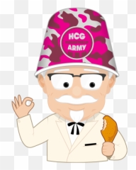 Kfc Bbl Buckethead Stickers - Cartoon Emoji,Kfc Emoji