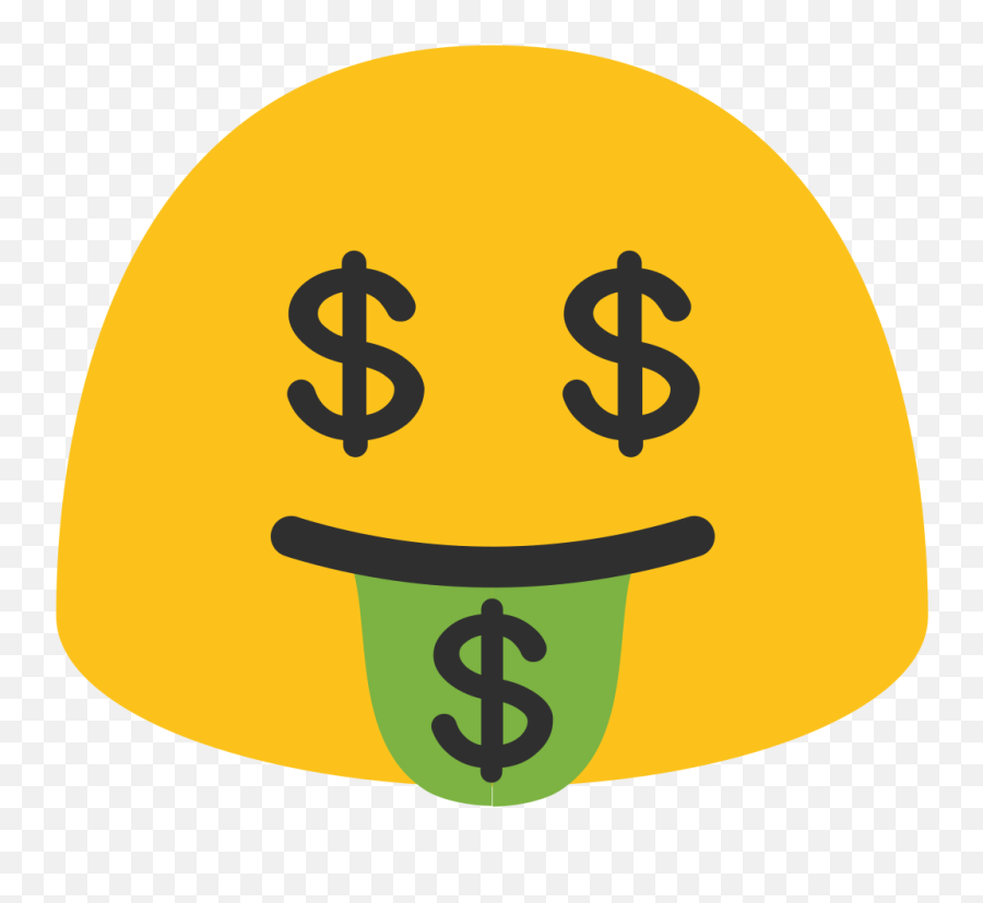 Emoji U1f911 - Money Face Emoji Android,911 Emoji