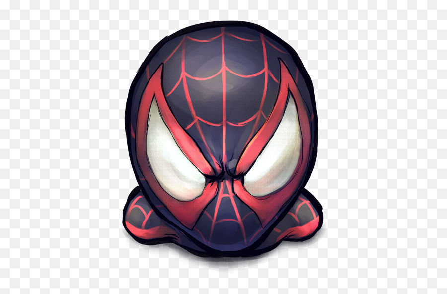 Comics Spiderman Morales Icon - Miles Morales Face Paint Emoji,Spiderman Emoji