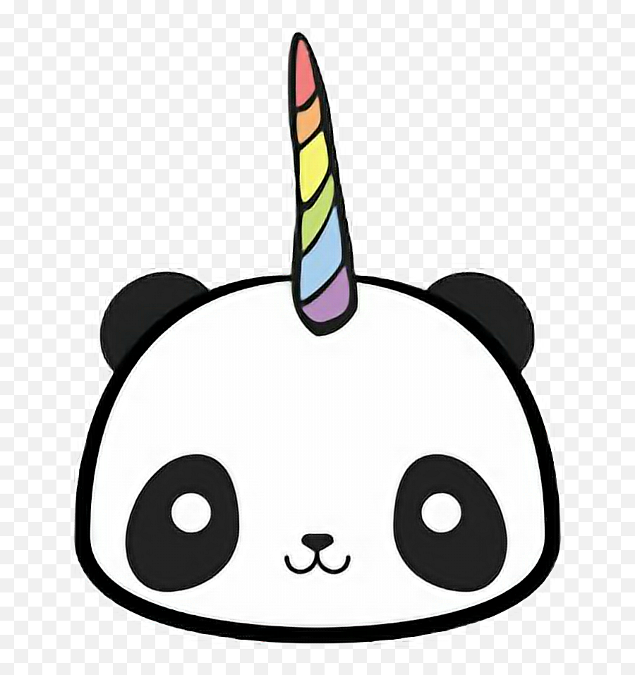 Cute Panda Love Drawing - Kawaii Cute Unicorn Drawings Emoji,How To Draw A Emoji Unicorn