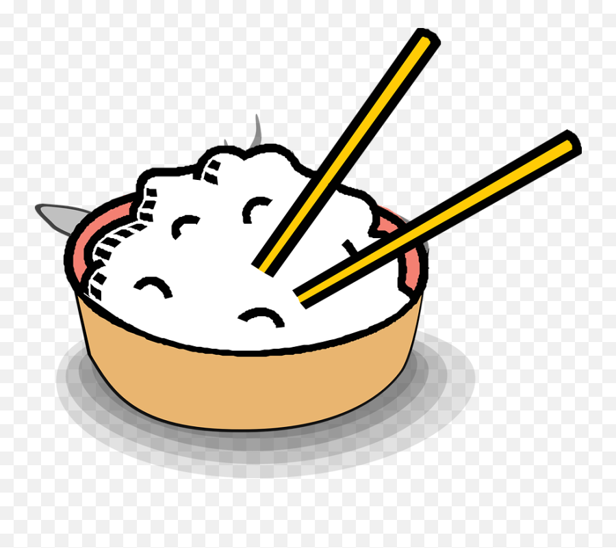 Bowl Chopsticks Rice - Rice Clip Art Emoji,Japanese Doll Emoji