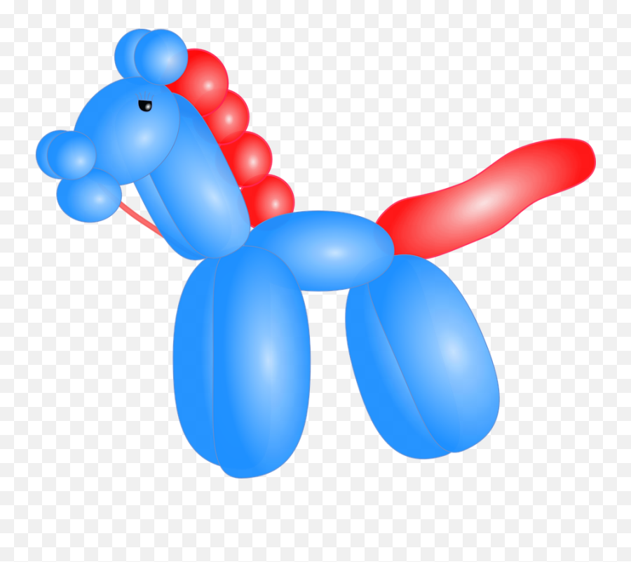 Free Balloon Birthday Vectors - Balloon Animals Clip Art Emoji,Horse And Airplane Emoji