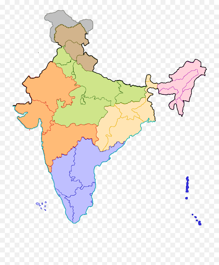 India Colour - Map Of India In Colour Emoji,Totem Pole Emoji