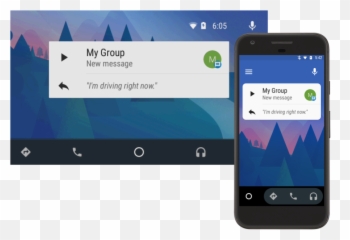 Group Messaging In Android Auto - Messages App Emoji