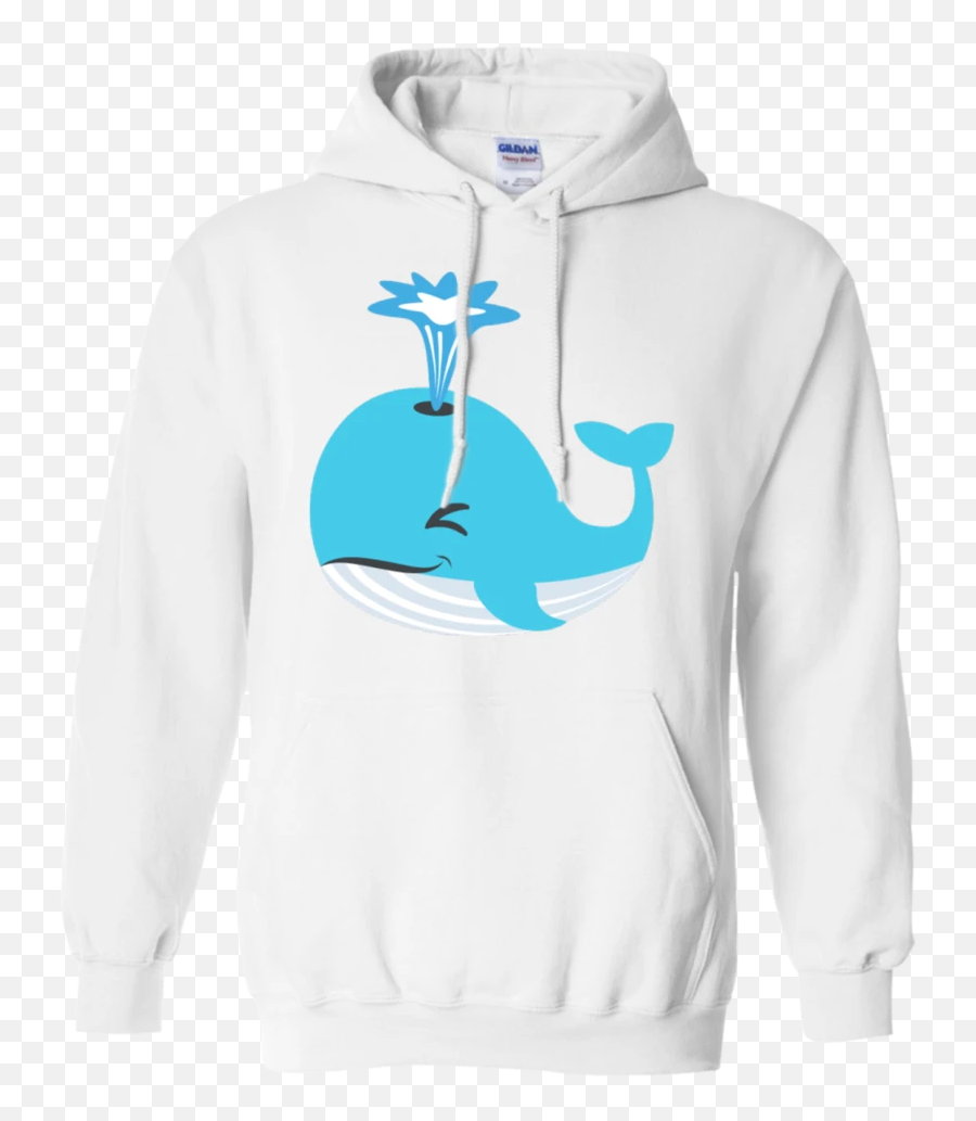 Whale Blow Hole Spray Emoji Hoodie - Hoodie,Hole Emoji