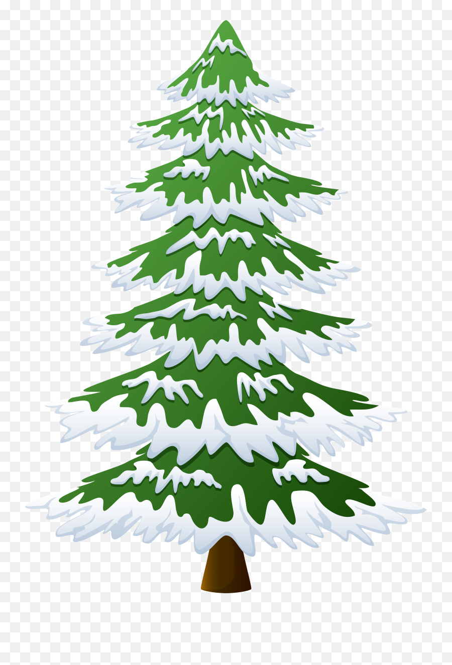 Snowy Pine Tree Transparent Png Image - Cartoon Pine Tree Png Emoji,Pine Tree Emoji