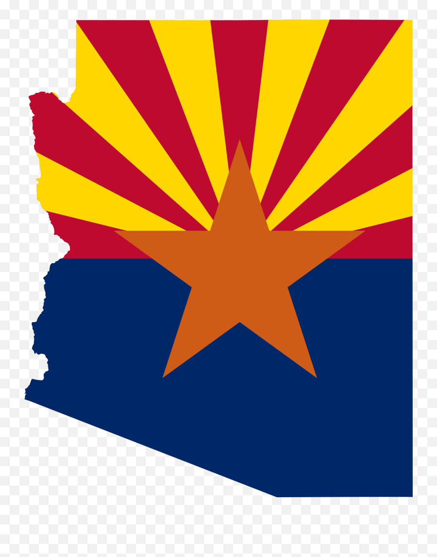Arizona Flag Map Hd Png Download - Arizona State Flag Emoji,Jordan Flag Emoji
