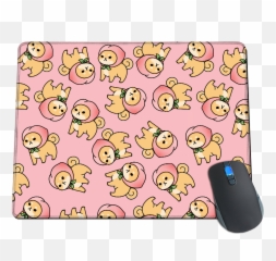 For Fans By Fanspeach Shiba Toss Mousepad - Cartoon Emoji,Peach Emoticon