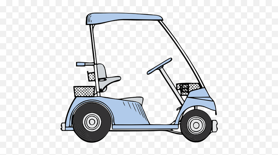 Golf Clipart Transparent - Golf Cart Emoji,Golf Cart Emoji
