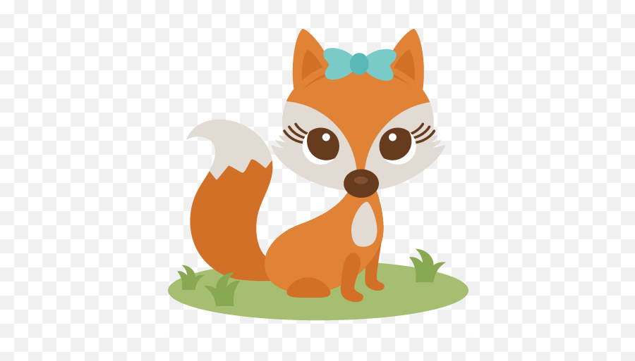 Girl Fox Clipart - Cute Fox Clipart Emoji,Fox Face Emoji