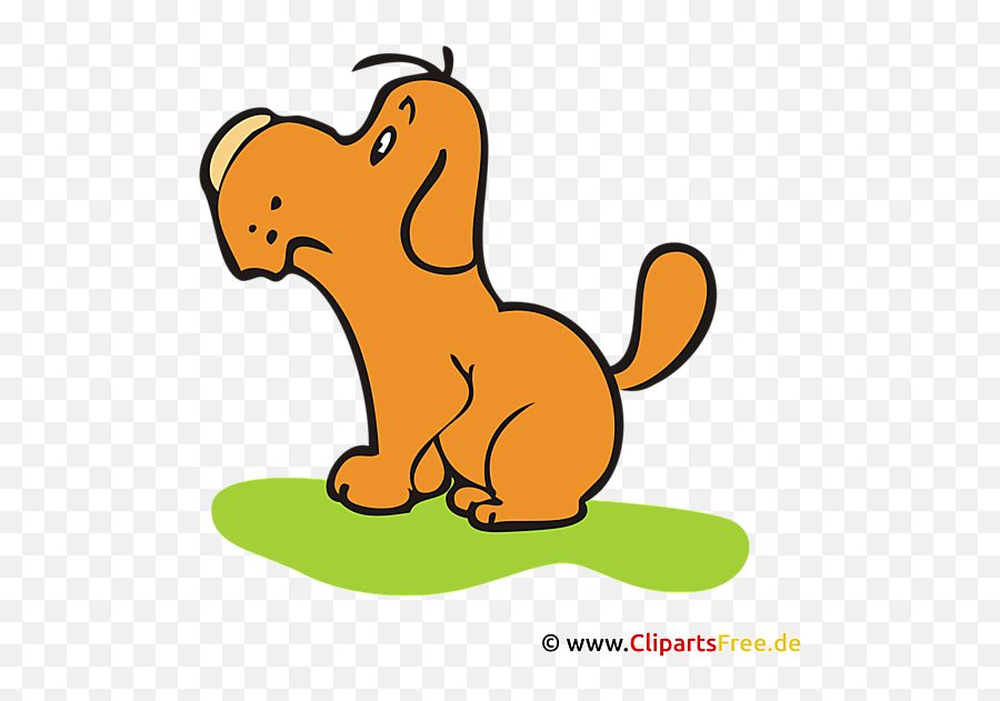 Dog On Meadow Clipart Picture Cartoon For Free - Clip Art Emoji,Dog Emoticons Facebook