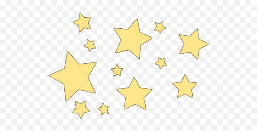 Stars Yellow Yellowaesthetic Yellowstars Star Sky Night - Yellow Star Background Drawing Emoji,Star Outline Emoji