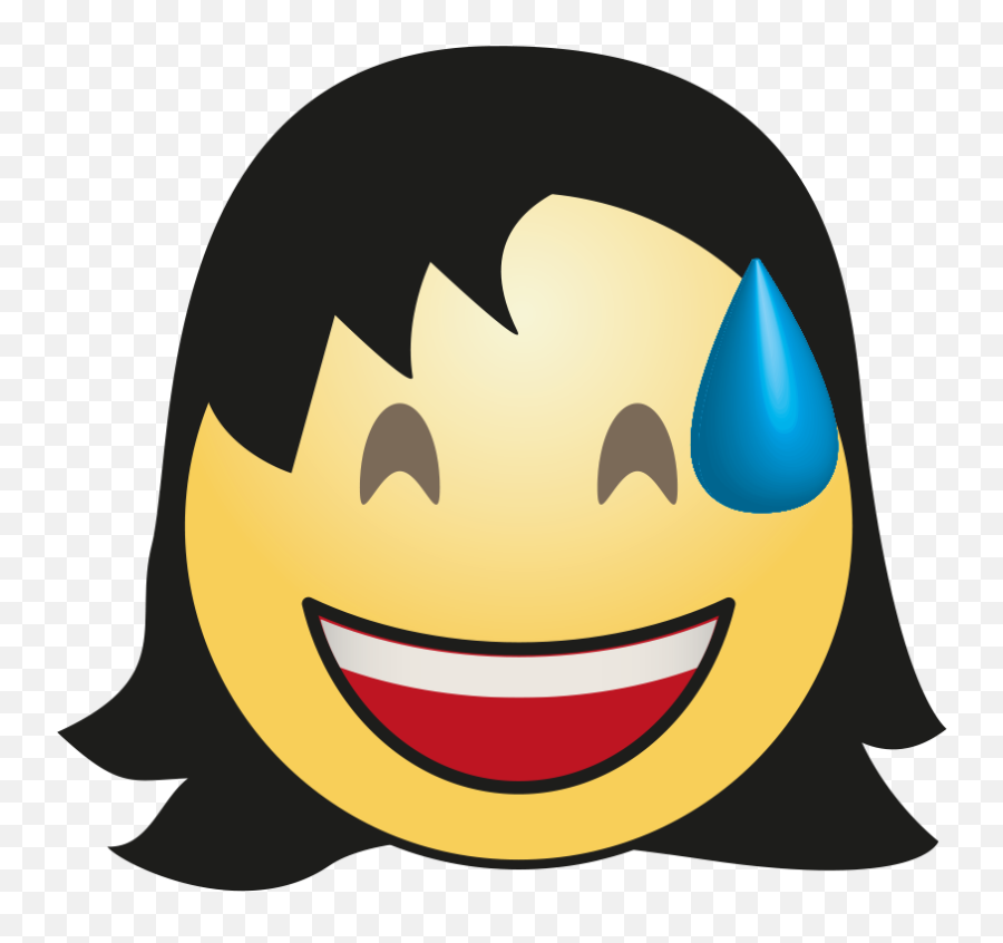 Hair Girl Emoji Png Photo - Emoticon Girl Png Transparent,Emoji 110
