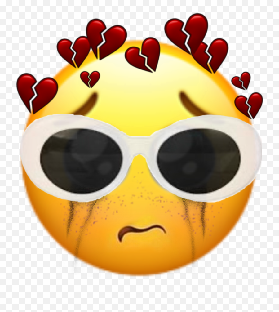 Emoji Emojis Heart Break Sticker,Idk Emoji